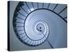 La Paloma, Atlantic Ocean Resort Town, Cabo Santa Maria Lighthouse, Interior Stairs, Uruguay-Walter Bibikow-Stretched Canvas