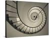 La Paloma, Atlantic Ocean Resort Town, Cabo Santa Maria Lighthouse, Interior Stairs, Uruguay-Walter Bibikow-Stretched Canvas