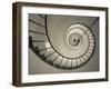 La Paloma, Atlantic Ocean Resort Town, Cabo Santa Maria Lighthouse, Interior Stairs, Uruguay-Walter Bibikow-Framed Photographic Print