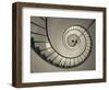 La Paloma, Atlantic Ocean Resort Town, Cabo Santa Maria Lighthouse, Interior Stairs, Uruguay-Walter Bibikow-Framed Photographic Print