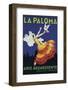 La Paloma-Vintage Poster-Framed Art Print