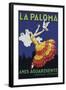 La Paloma-Vintage Poster-Framed Art Print