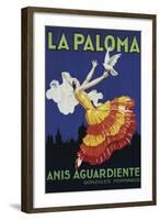 La Paloma-Vintage Poster-Framed Art Print