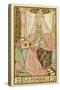 La Papesse - Tarot Card Depicting Pope Joan-null-Stretched Canvas