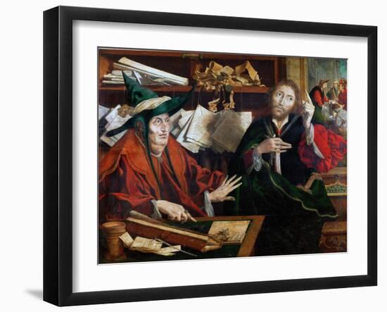 La Parabole Du Gerant Malhonnete - the Parable of the Unjust Steward, by Reymerswaele, Marinus Clae-Marinus Van Reymerswaele-Framed Giclee Print