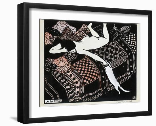 La Paresse, 1896-F?lix Vallotton-Framed Giclee Print