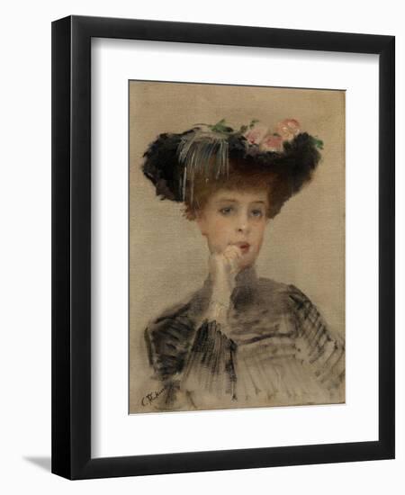 La Parisienne, 1902-Konstantin Yegorovich Makovsky-Framed Giclee Print