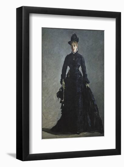 La Parisienne, c. 1876-Edouard Manet-Framed Art Print