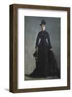 La Parisienne, c. 1876-Edouard Manet-Framed Art Print