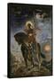 La Parque et l'Ange de la Mort-Gustave Moreau-Framed Stretched Canvas