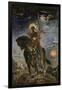 La Parque et l'Ange de la Mort-Gustave Moreau-Framed Giclee Print