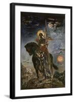 La Parque et l'Ange de la Mort-Gustave Moreau-Framed Giclee Print