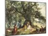 La Partie au Campagne-Alfred Joseph Woolmer-Mounted Giclee Print