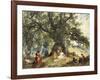 La Partie au Campagne-Alfred Joseph Woolmer-Framed Giclee Print