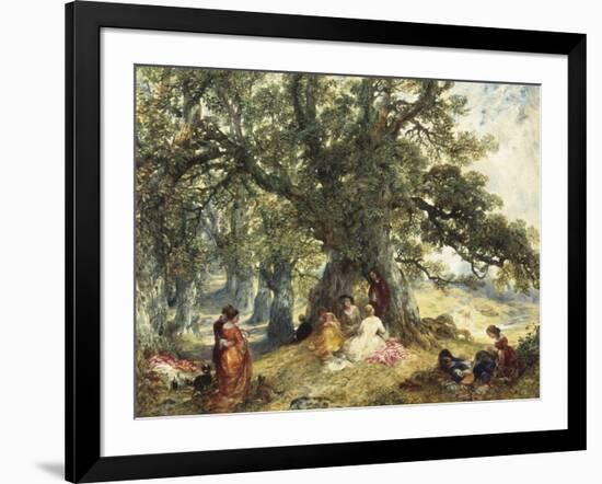 La Partie au Campagne-Alfred Joseph Woolmer-Framed Giclee Print