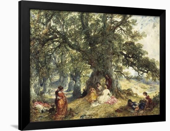 La Partie au Campagne-Alfred Joseph Woolmer-Framed Giclee Print