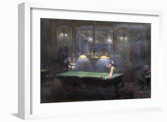 La Partie de billard-Jean Béraud-Framed Giclee Print