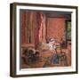 La Partie des Dames (The Board Game), c. 1905-10-Edouard Vuillard-Framed Giclee Print