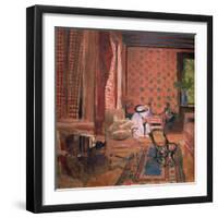 La Partie des Dames (The Board Game), c. 1905-10-Edouard Vuillard-Framed Giclee Print