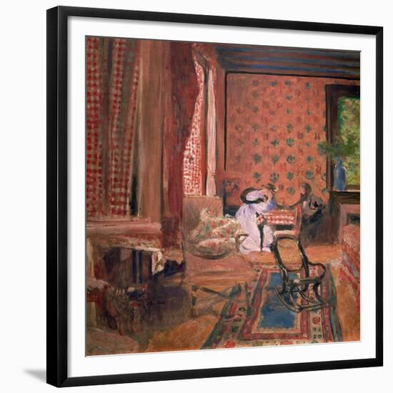 La Partie des Dames (The Board Game), c. 1905-10-Edouard Vuillard-Framed Giclee Print