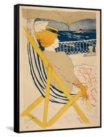 La Passagère Du 54; Promenade En Yacht 1895-Henri de Toulouse-Lautrec-Framed Stretched Canvas