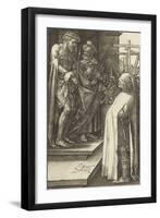 La Passion du Christ (1507-1513). Ecce Homo-Albrecht Dürer-Framed Giclee Print