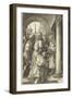La Passion du Christ (1507-1513). Le Christ devant Pilate-Albrecht Dürer-Framed Giclee Print