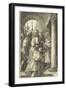 La Passion du Christ (1507-1513). Le Christ devant Pilate-Albrecht Dürer-Framed Giclee Print