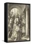 La Passion du Christ (1507-1513). Le Christ devant Pilate-Albrecht Dürer-Framed Stretched Canvas