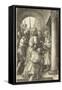 La Passion du Christ (1507-1513). Le Christ devant Pilate-Albrecht Dürer-Framed Stretched Canvas