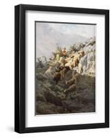 La Pastorella-Pietro Barucci-Framed Giclee Print