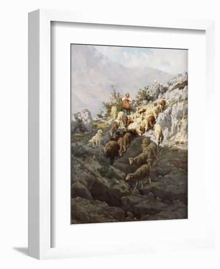 La Pastorella-Pietro Barucci-Framed Giclee Print