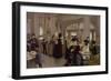 La Patisserie Gloppe, Champs Elysees, Paris, 1889-Jean Béraud-Framed Giclee Print