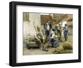 La paye des moissonneurs-Léon Lhermitte-Framed Giclee Print