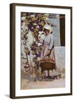 La Paysanne a Grez-Arthur Melville-Framed Giclee Print