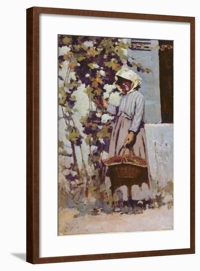 La Paysanne a Grez-Arthur Melville-Framed Giclee Print