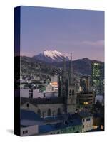 La Paz and Mount Illampu, Bolivia, South America-Charles Bowman-Stretched Canvas