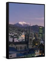 La Paz and Mount Illampu, Bolivia, South America-Charles Bowman-Framed Stretched Canvas