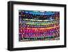 La Paz, Bolivia. Textiles for sale in handicraft market, in La Paz, Bolivia.-Anthony Asael-Framed Photographic Print