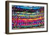 La Paz, Bolivia. Textiles for sale in handicraft market, in La Paz, Bolivia.-Anthony Asael-Framed Photographic Print