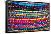 La Paz, Bolivia. Textiles for sale in handicraft market, in La Paz, Bolivia.-Anthony Asael-Framed Stretched Canvas