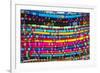 La Paz, Bolivia. Textiles for sale in handicraft market, in La Paz, Bolivia.-Anthony Asael-Framed Photographic Print