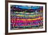 La Paz, Bolivia. Textiles for sale in handicraft market, in La Paz, Bolivia.-Anthony Asael-Framed Photographic Print