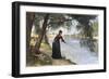 La Pecheuse, 1884-Joseph Caraud-Framed Giclee Print