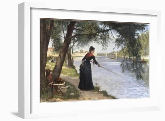 La Pecheuse, 1884-Joseph Caraud-Framed Giclee Print