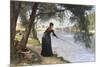 La Pecheuse, 1884-Joseph Caraud-Mounted Giclee Print