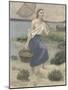 La pêcheuse-Pierre Puvis de Chavannes-Mounted Giclee Print