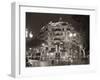 La Pedrera (Casa Mila) by Gaudi, Barcelona, Spain-Jon Arnold-Framed Premium Photographic Print