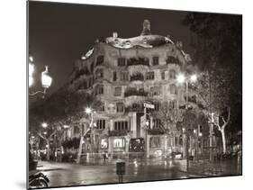 La Pedrera (Casa Mila) by Gaudi, Barcelona, Spain-Jon Arnold-Mounted Photographic Print