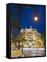 La Pedrera (Casa Mila) by Gaudi, Barcelona, Spain-Jon Arnold-Framed Stretched Canvas